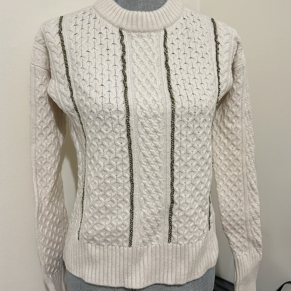 Michael Kors gold chained sweater - Picture 2 of 10